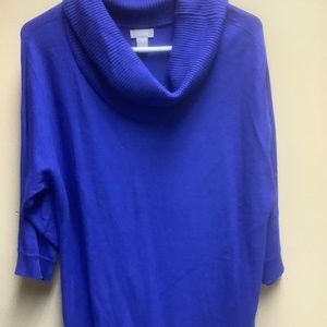 Chicos Cowl Neck Sweater